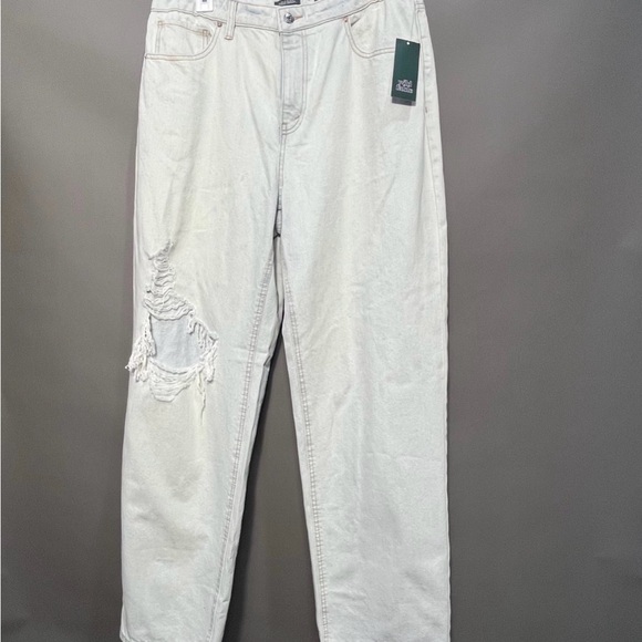 Women's High-Rise 90s Relaxed Straight Jeans - Wild Fable Size 12/30”-NWT - Picture 2 of 9